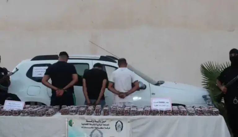 Read more about the article ورڨلة: توقیف 3 أشخاص وحجز 54 الف حبة صاروخ