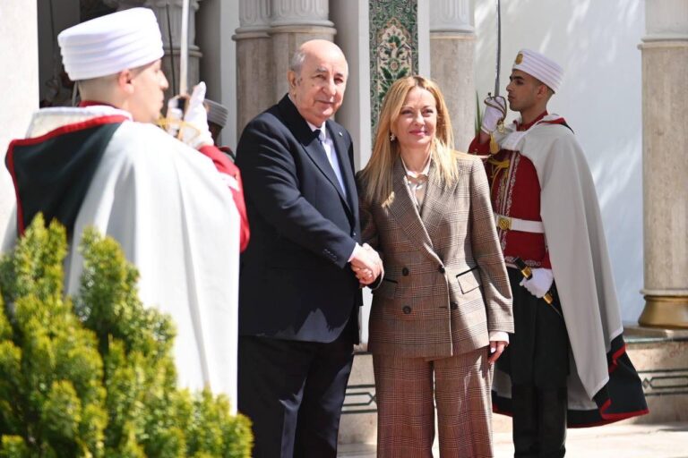 Read more about the article ميلوني: الجزائر شريك استراتيجي لإيطاليا 